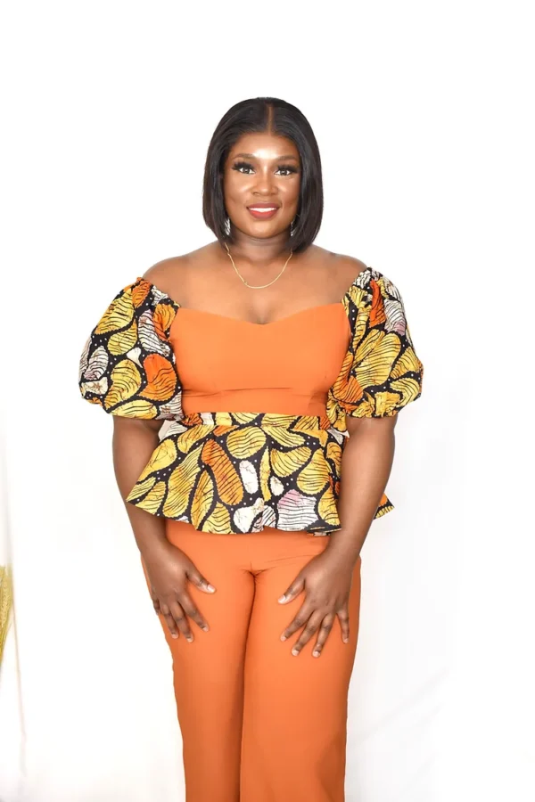 Kente Print Jumpsuit